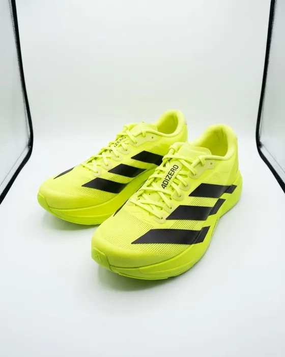 The same shoes on a white studio sweep, lit evenly and shadow-free