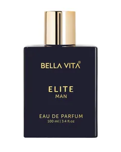 The photo that was uploaded: a dark navy eau de parfum bottle on a plain white background